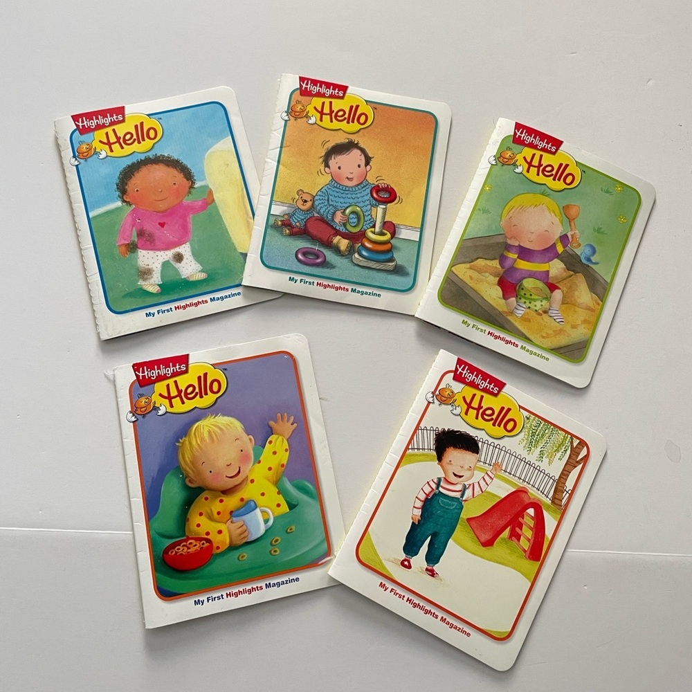 HIGHLIGHTS Hello Books (Total of 5) for Babies/Toddlers Very Good Condition